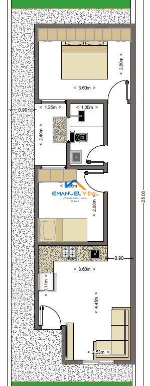 Casa à venda com 2 quartos, 125m² - Foto 2